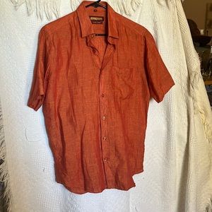 😄Pure Linen Mens Button Down Shirt